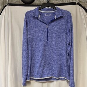 Under Armour Heathered Blue HeatGear Top